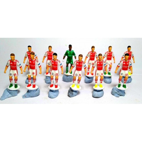 Subbuteo Andrew Table Soccer Ajax 2018-19 Champions League only 12 figures,no bases,no box